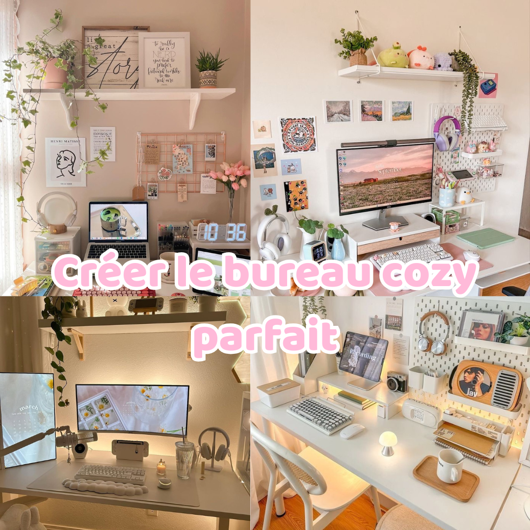 Comment créer le perfect cozy desk : le guide Ô Chérie pour un espace doux, inspirant et girly