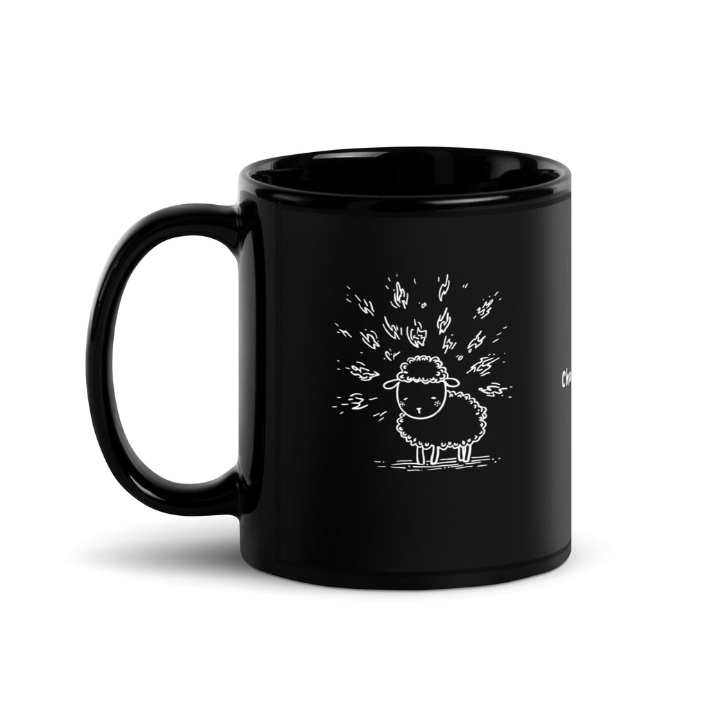 Aries black mug