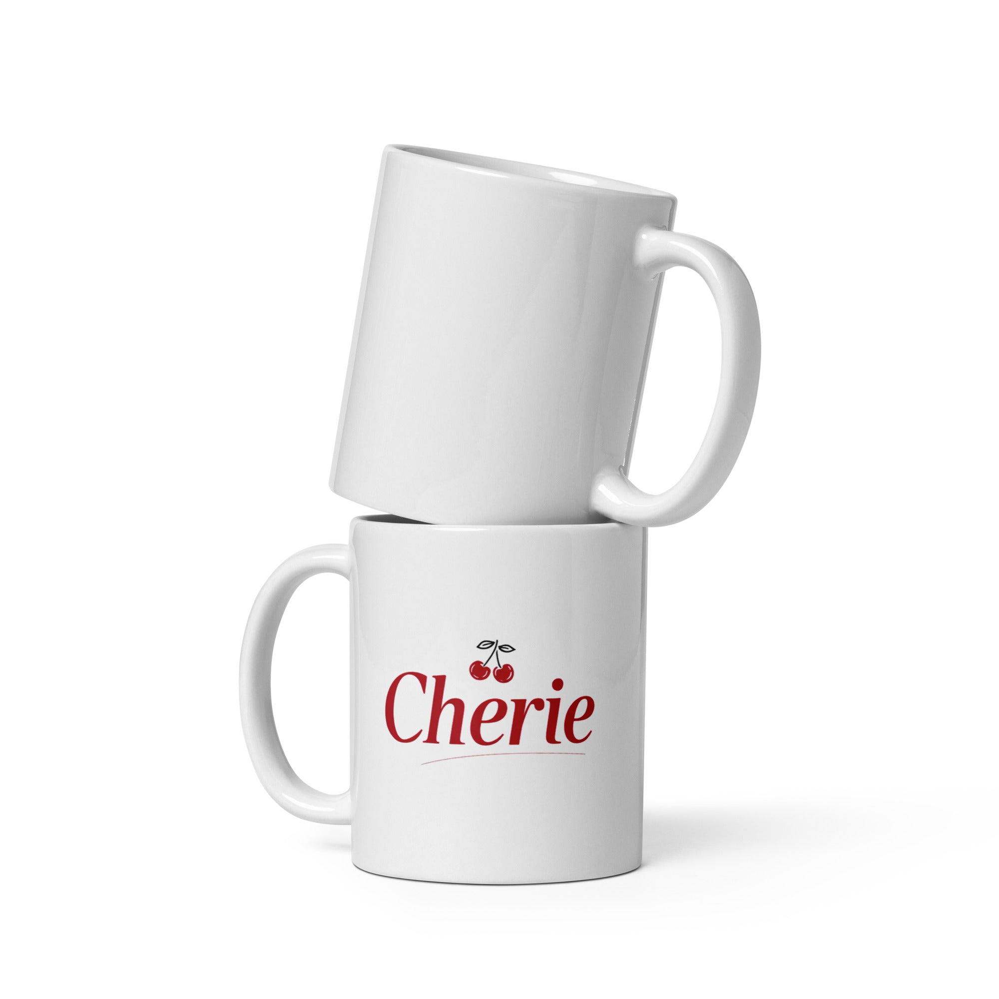 2 Chérie white mugs