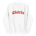 Chérie white hoodie