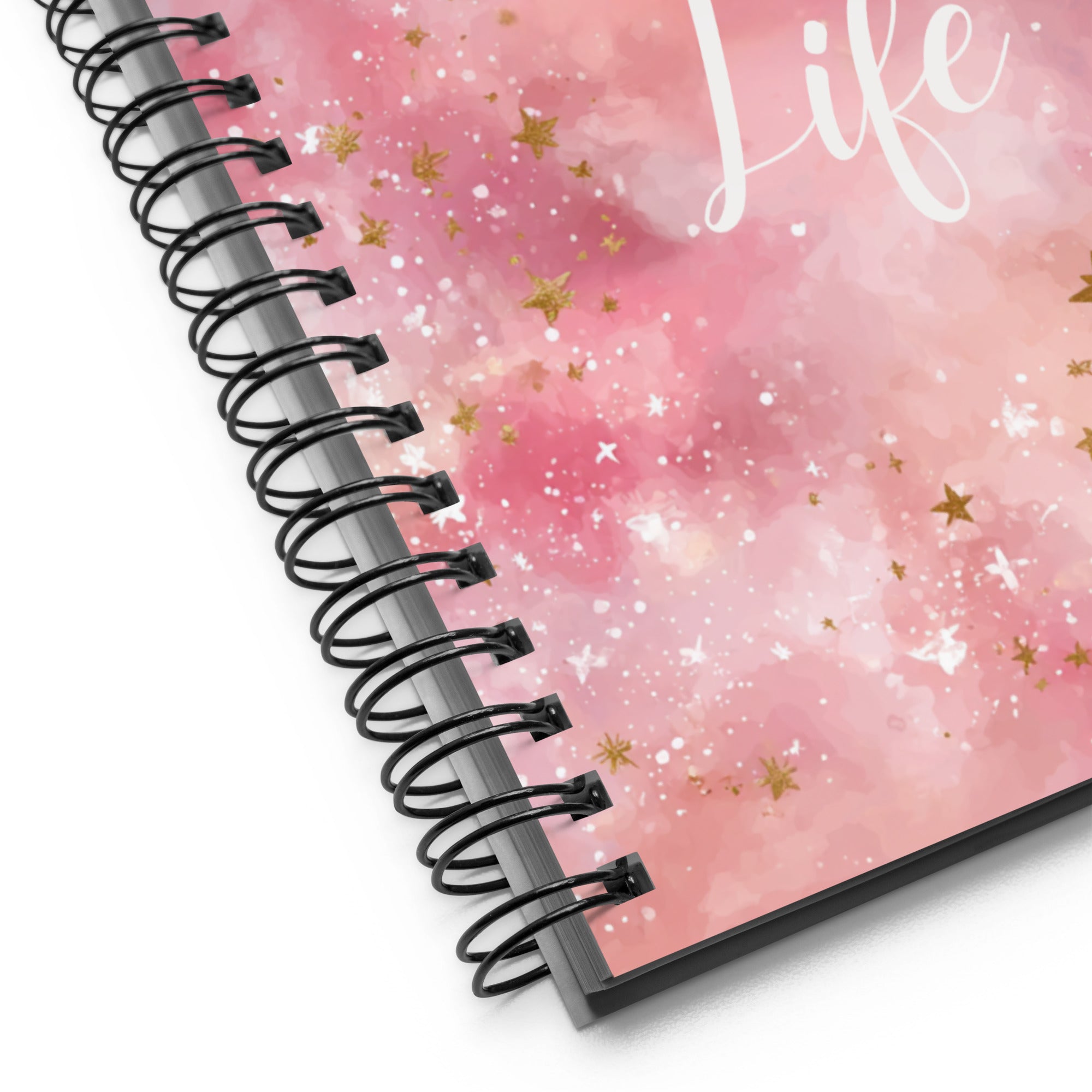 Pink Spiral notebook