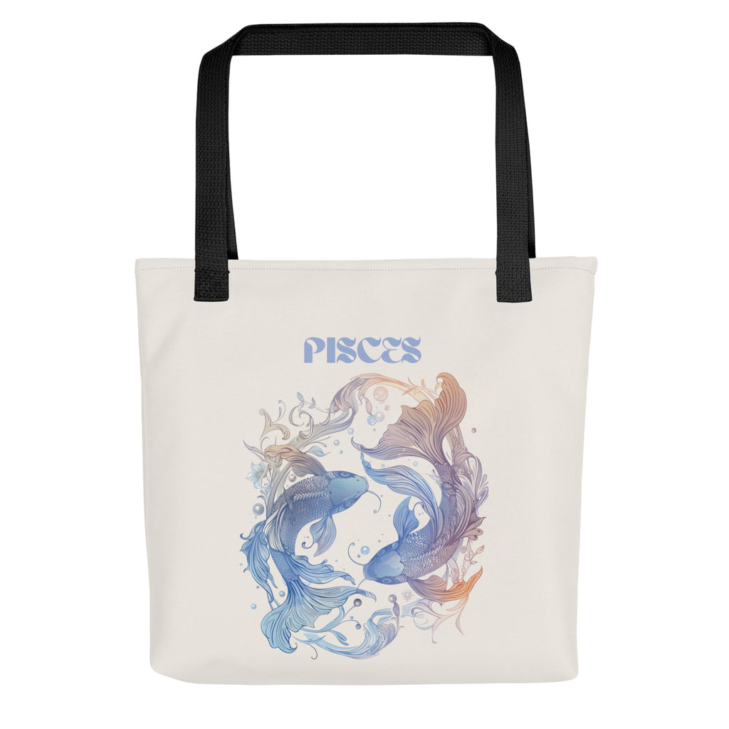 Pisces astro tote bag