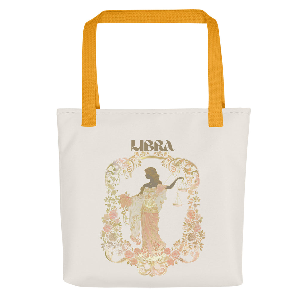 Libra astro tote bag