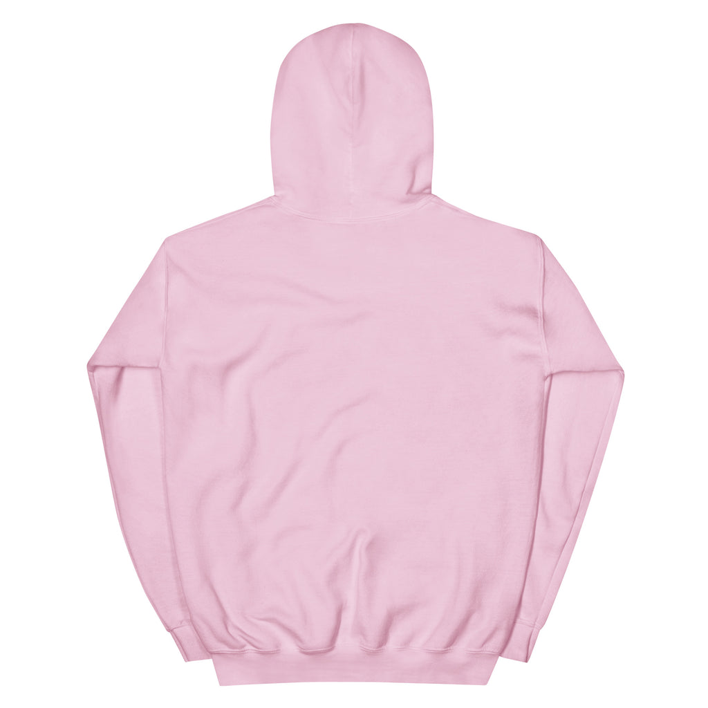 pink hoodie