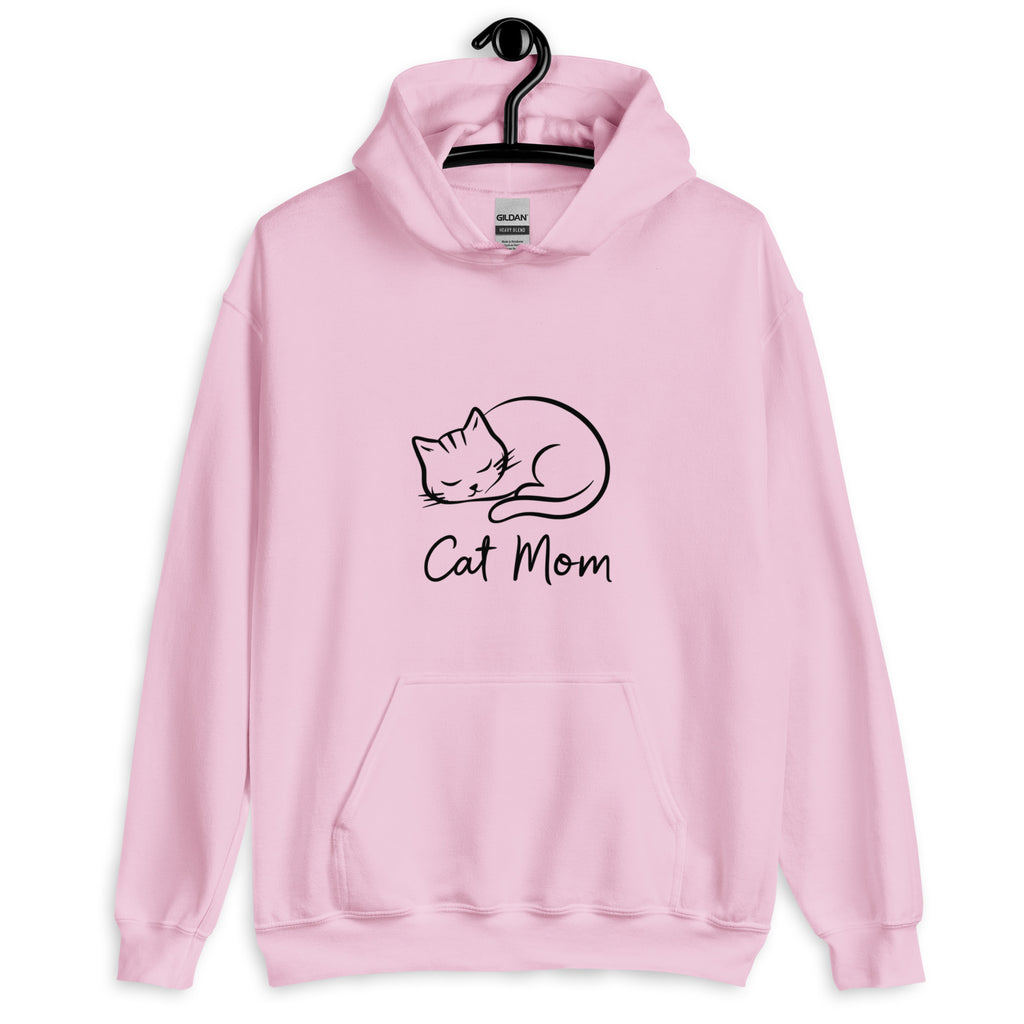 Pink cat mom hoodie
