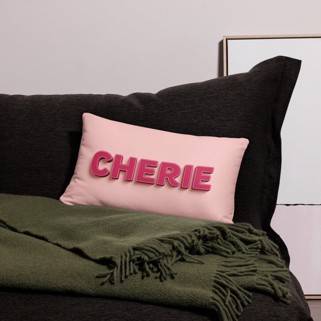 Pink CHERIE pillow