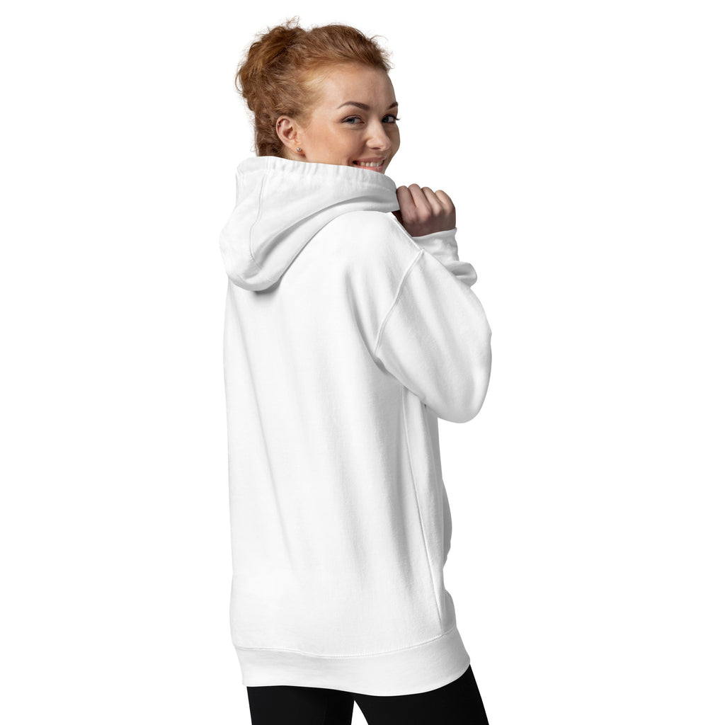 white cat mom hoodie