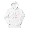white cat mom hoodie
